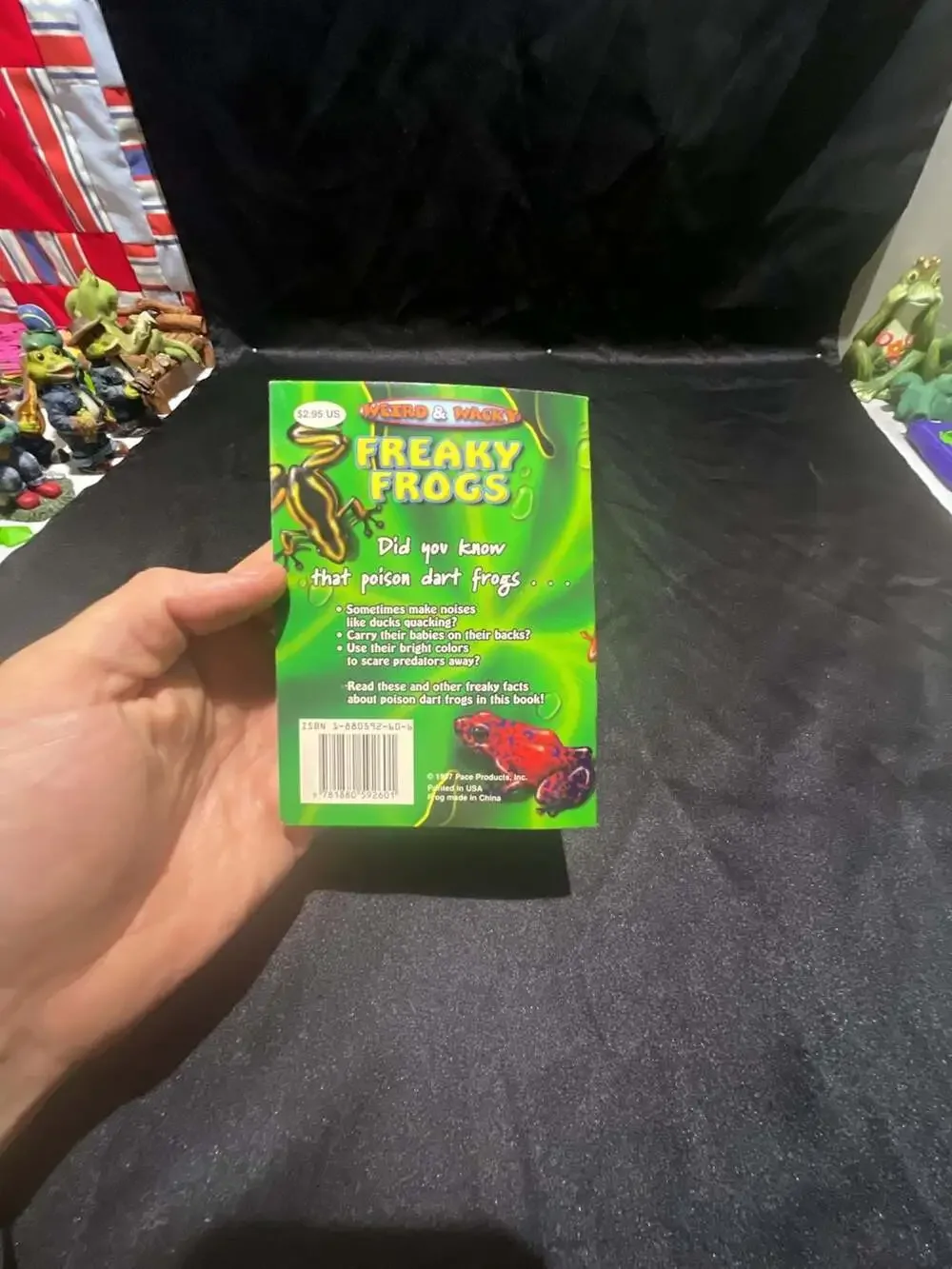 Weird & Wacky Freaky Frogs Educational Book and Frog Figurine Set